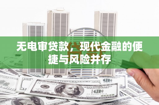 伸港无电审贷款，现代金融的便捷与风险并存