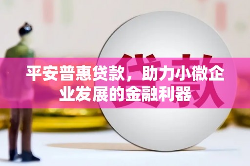 伸港平安普惠贷款，助力小微企业发展的金融利器