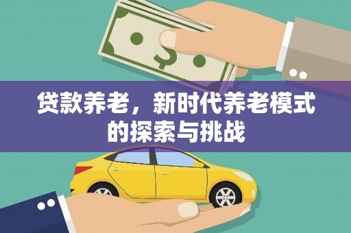 伸港贷款养老，新时代养老模式的探索与挑战