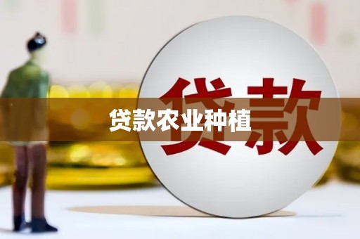 伸港贷款农业种植