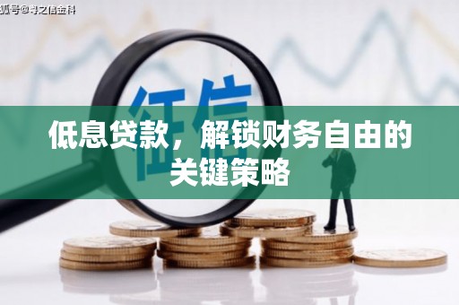 伸港低息贷款，解锁财务自由的关键策略