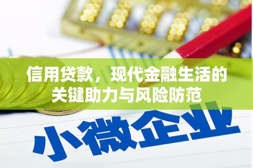 伸港信用贷款，现代金融生活的关键助力与风险防范
