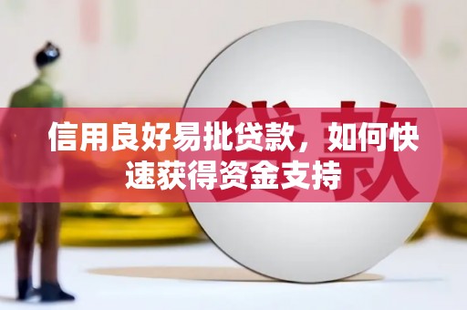 伸港信用良好易批贷款，如何快速获得资金支持