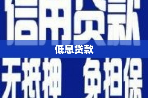 伸港低息贷款