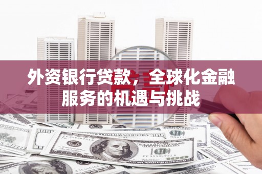伸港外资银行贷款，全球化金融服务的机遇与挑战