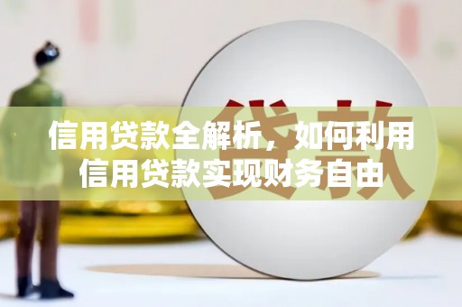 伸港信用贷款全解析，如何利用信用贷款实现财务自由